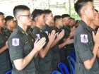 พิธีไหว้ครูเปิดการฝึกและปฐมนิเทศนักศึกษาวิชาทหาร ประจำปีการศ ... Image 51